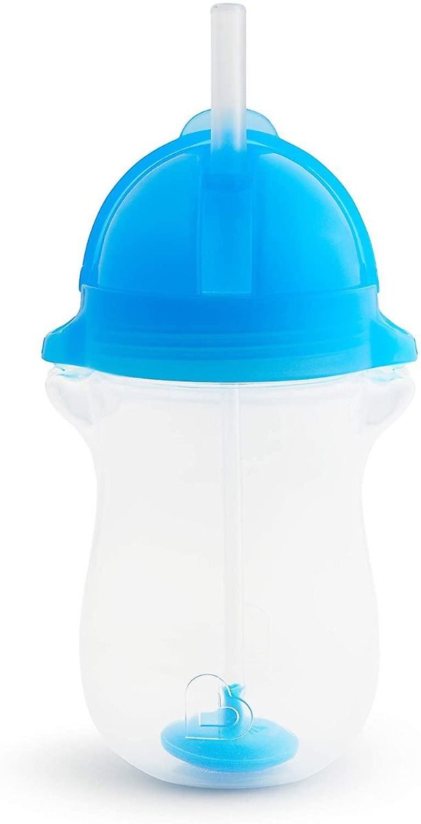 Munchkin Drinkbeker Click Lock Tip &amp; Sip Straw Cup Big Blue