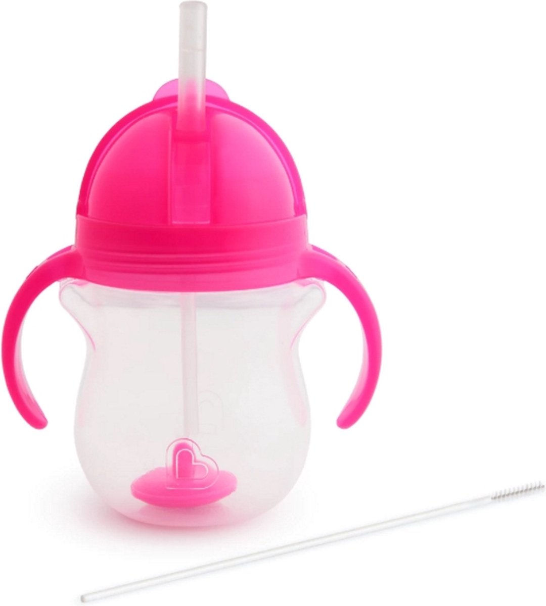 Munchkin Drinkbeker Click Lock Tip &amp; Sip Straw Cup Pink