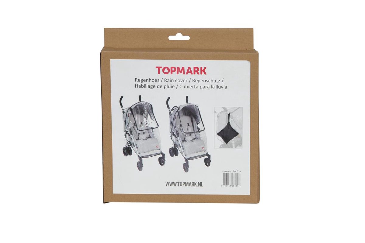 Topmark Regenhoes buggy met Rits