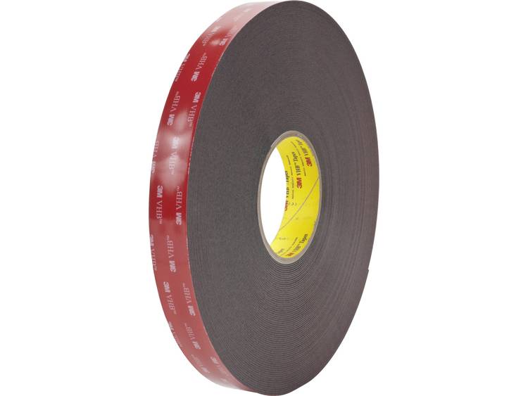 3M™ 5962F/1933 7100211839 Dubbelzijdige tape (l x b) 33 m x 19 mm 33 m - Zwart