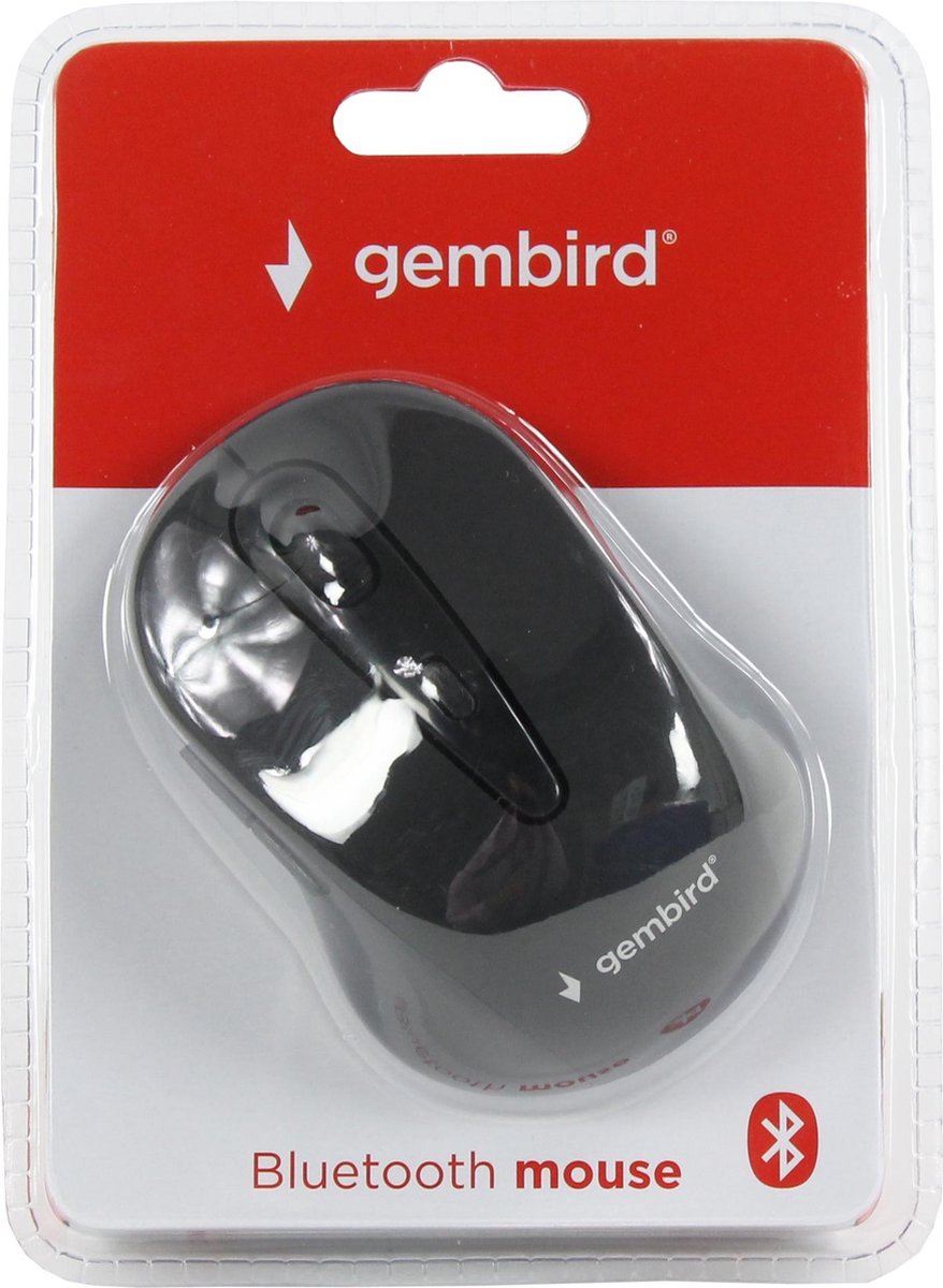 Gembird muis Optische Bluetooth-muis, - Zwart