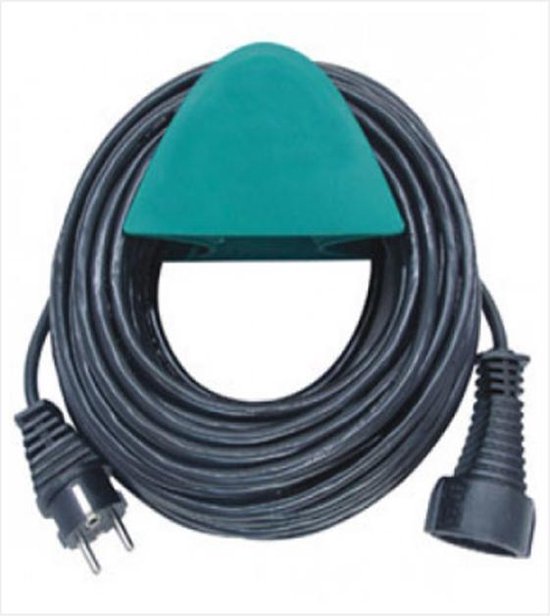 Brennenstuhl 1165480 Stroom Verlengkabel 25.00 m - Zwart
