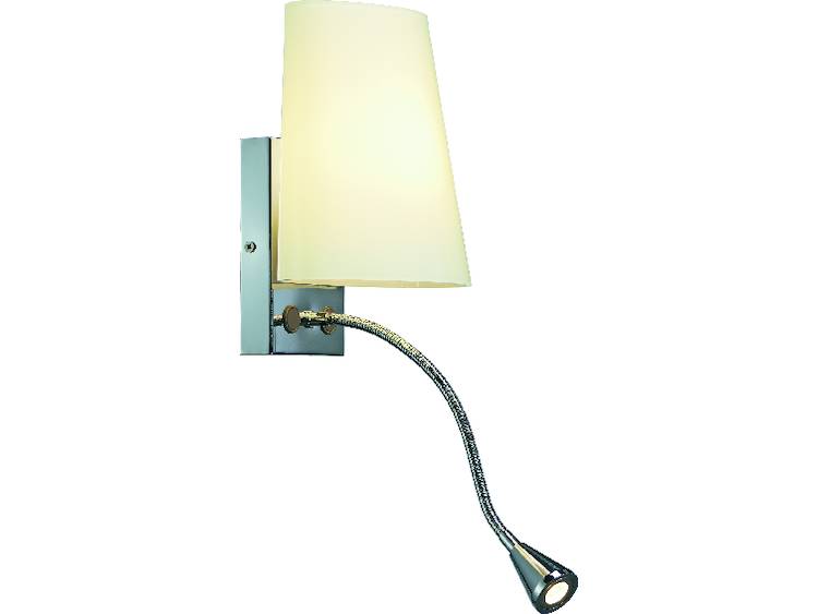 SLV Coupa FlexLed 149452 Wandlamp G9 43 W Halogeen Zilver-grijs, - Wit