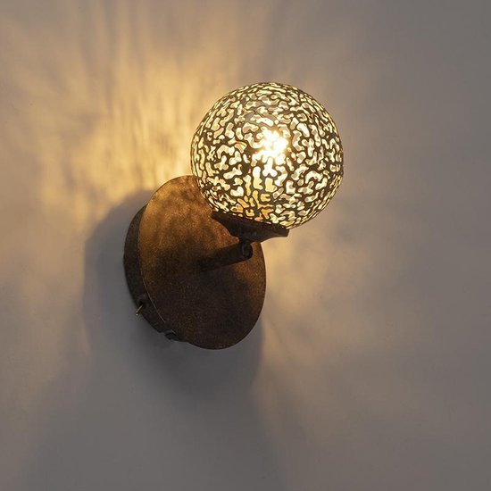 Paul Neuhaus GRETA 9031-48 Wandschijnwerper G9 40 W LED, Halogeen Roest, - Bruin