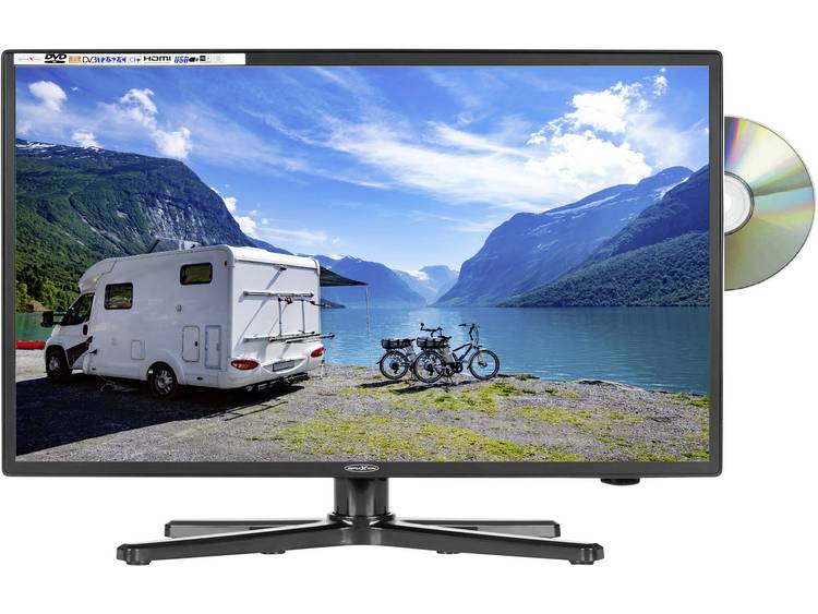 Reflexion LED-TV 18.5 inch Energielabel A (A+++ - D) CI+*, DVB-C, DVB-S2, DVB-T2 HD, PVR ready, DVD-speler (glanzend) - Zwart