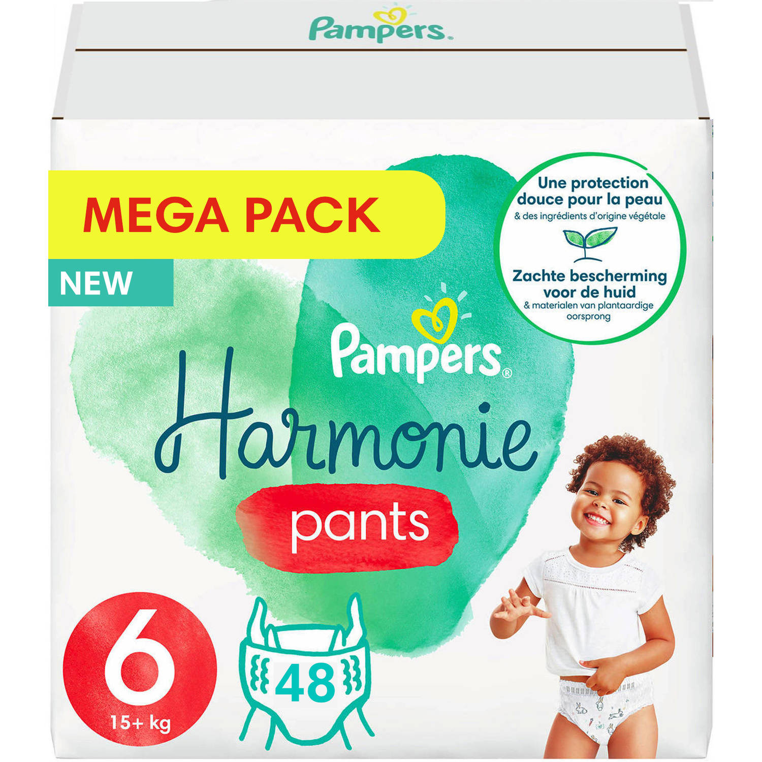 Pampers - Harmonie Pants - Maat 6 - Mega Pack - 48 Luierbroekjes