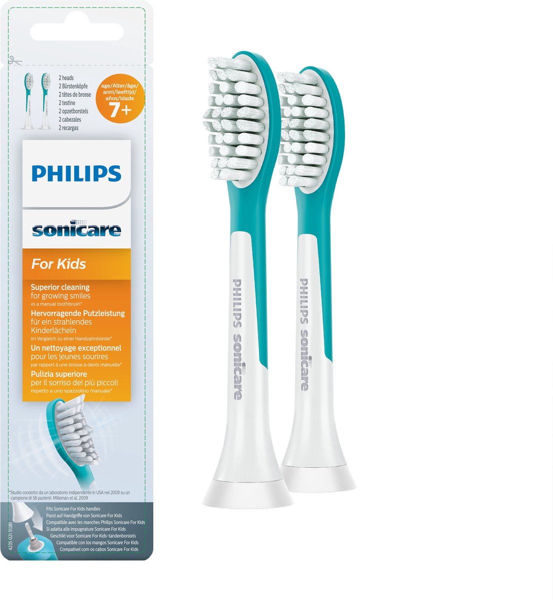 Philips Sonicare Opzetborstels Kids Standard HX6042/33