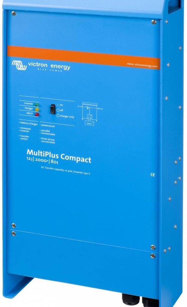 Victron Energy MultiPlus 48/3000/35-16 230 Netomvormer 3000 W 48 V/DC - 230 V/AC geÃ¯ntegreerde laadregelaar