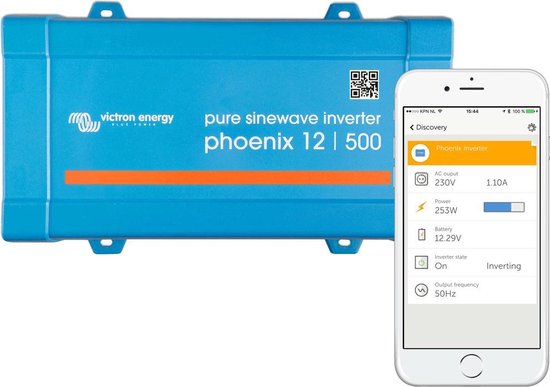 Victron Energy Phoenix 12/500 Omvormer 500 W 12 V/DC - 230 V/AC