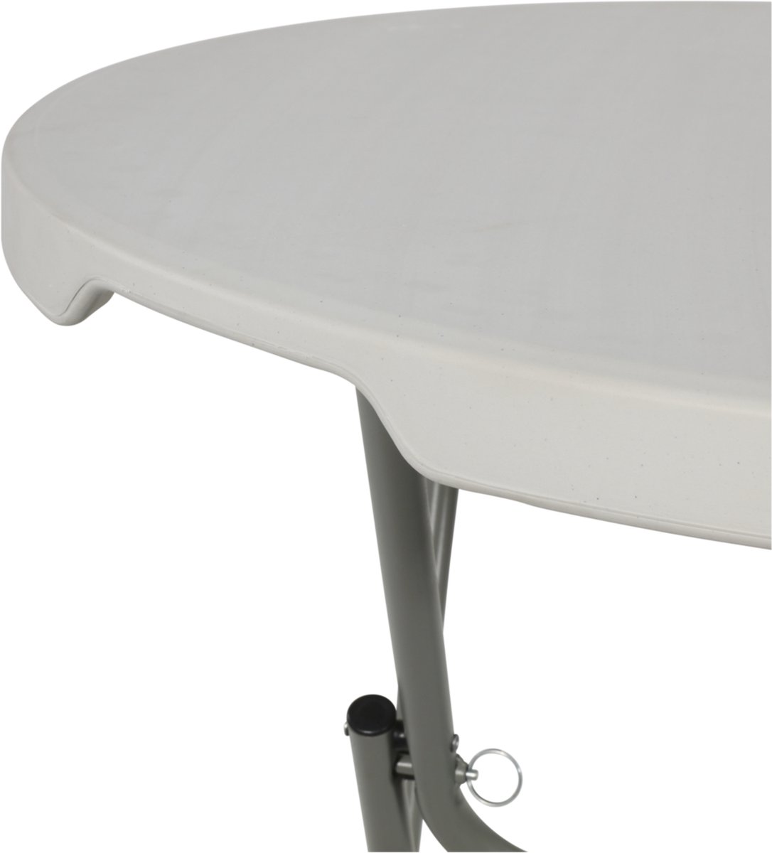 Lesli Living Statafel kunststofblad dia. 80 cm