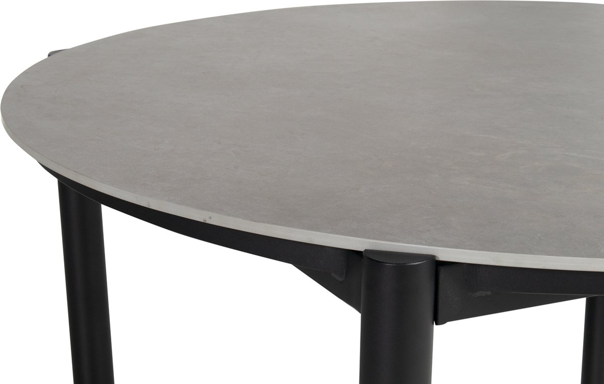 Hartman Arezzo dining tafel dia. 130 cm - Grijs