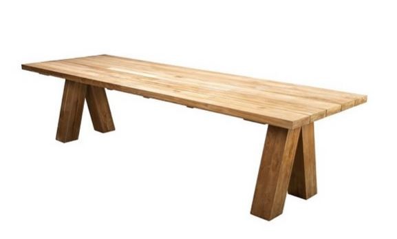 Haru table 300x100cm. teak - Bruin