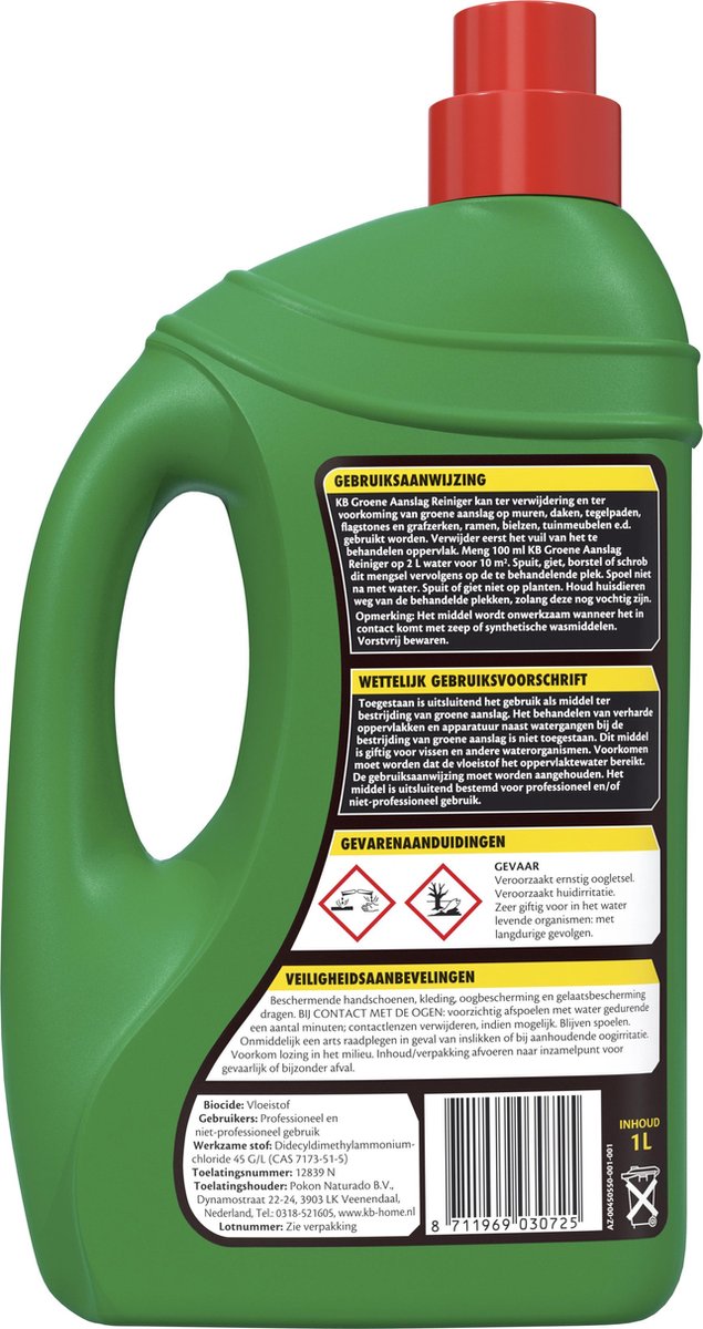 KB Home Defence Groene Aanslag reiniger concentraat 1000 ml