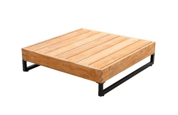 Yasashii coffee table low teak