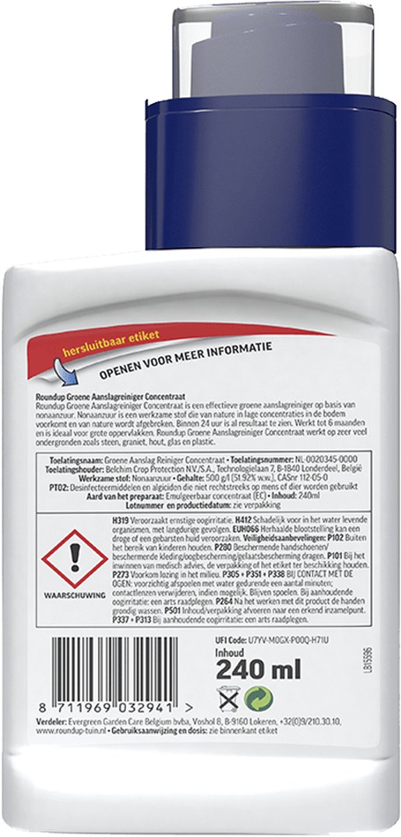 Roundup Groene Aanslag Reiniger Concentraat 240ml