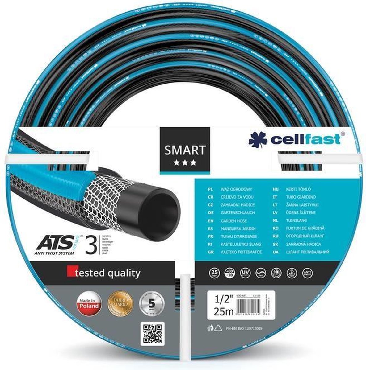 Velleman Cellfast tuinslang smart ats variant 3/4 inch 25 m