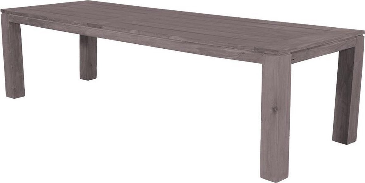 Garden Impressions Mexico tafel 240x100xH76 teak - Grijs