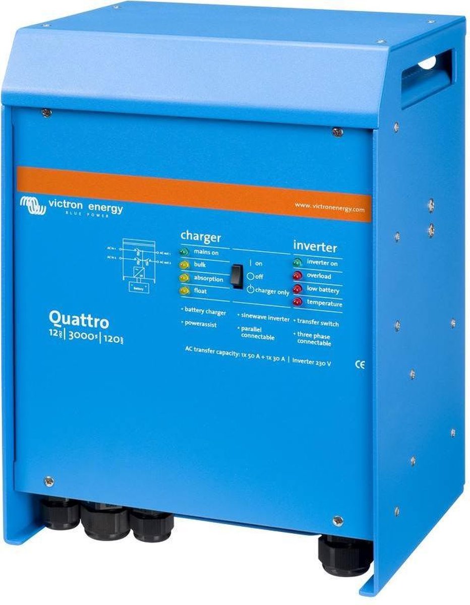 Victron Energy Omvormer 3000 VA 24 V/DC - 230 V/AC