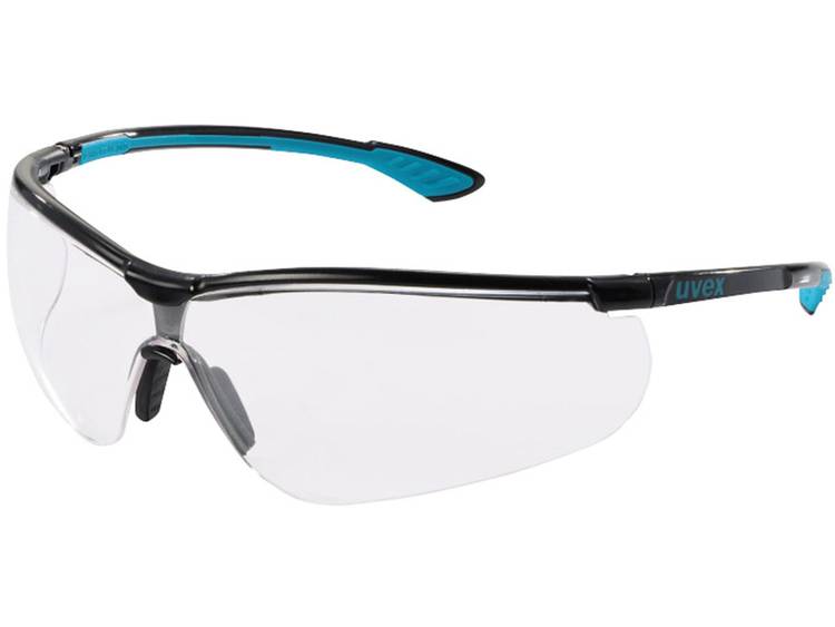 Uvex sportstyle 9193376 Veiligheidsbril Zwart, - Groen