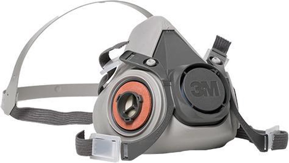 3M™ 6300 6300L Halfgelaatsmasker Zonder filter 1 stuk(s) DIN EN 140