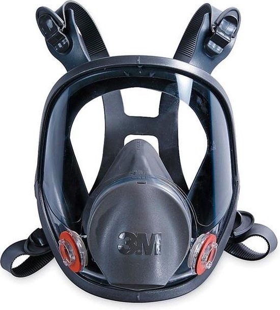 3M™ 6800M Volgelaatsmasker Zonder filter 1 stuk(s) DIN EN 136