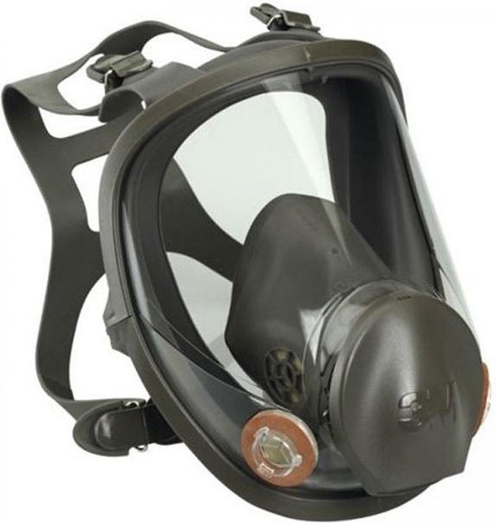 3M™ 6800M Volgelaatsmasker Zonder filter 1 stuk(s) DIN EN 136