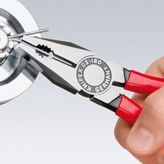 Knipex 03 06 180 VDE Combinatietang 180 mm DIN ISO 5746, DIN EN 60900