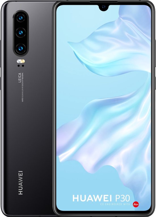 Huawei P30 L298 Smartphone 128 GB 6.1 inch (15.5 cm) Dual-SIM Android 9.0 Black - Negro