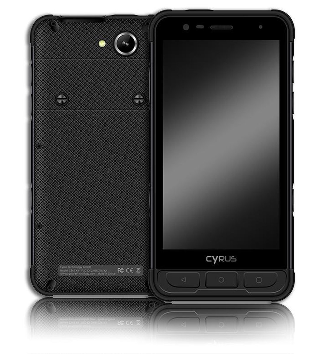 CYRUS CS45XA LTE outdoor smartphone 64 GB 5 inch (12.7 cm) Dual-SIM Android 9.0 20 Mpix - Zwart