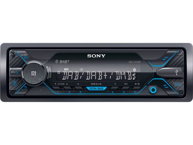 Sony Autoradio enkel DIN DSX-A510 BD DAB+ tuner