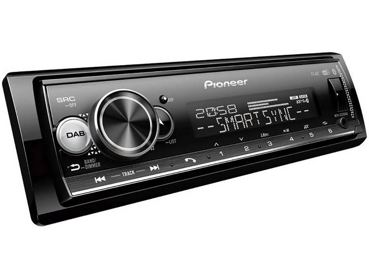 Pioneer Autoradio enkel DIN MVH-S520DAB DAB+ tuner, Bluetooth handsfree, AppRadio