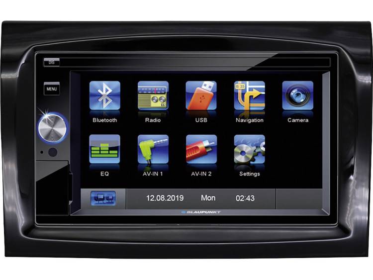 Blaupunkt Autoradio met scherm dubbel DIN Camper 370 Aansluiting voor achteruitrijcamera, Incl. afstandsbediening, Bluetooth handsfree,
