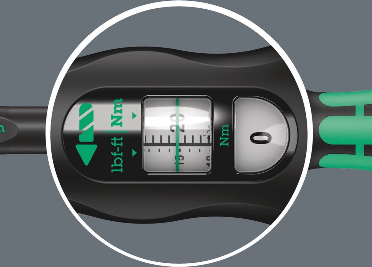 Wera Click-Torque C 3 05075622001 Momentsleutel Met omschakelbare ratel 1/2 (12.5 mm) 40 - 200 Nm