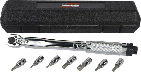 Brüder Mannesmann M18314 Momentsleutelset 5 - 25 Nm