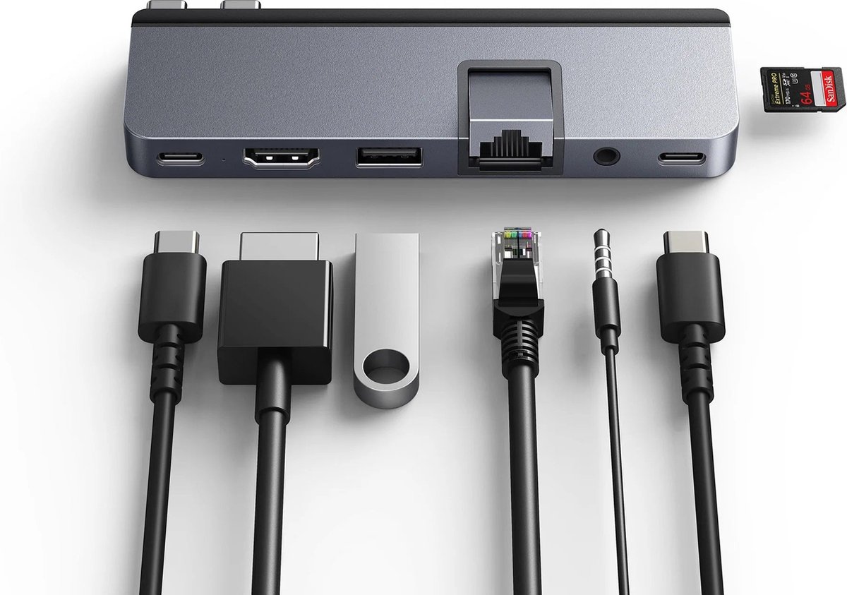 Hyper HD7-in-2 USB-C Hub for MBPro21