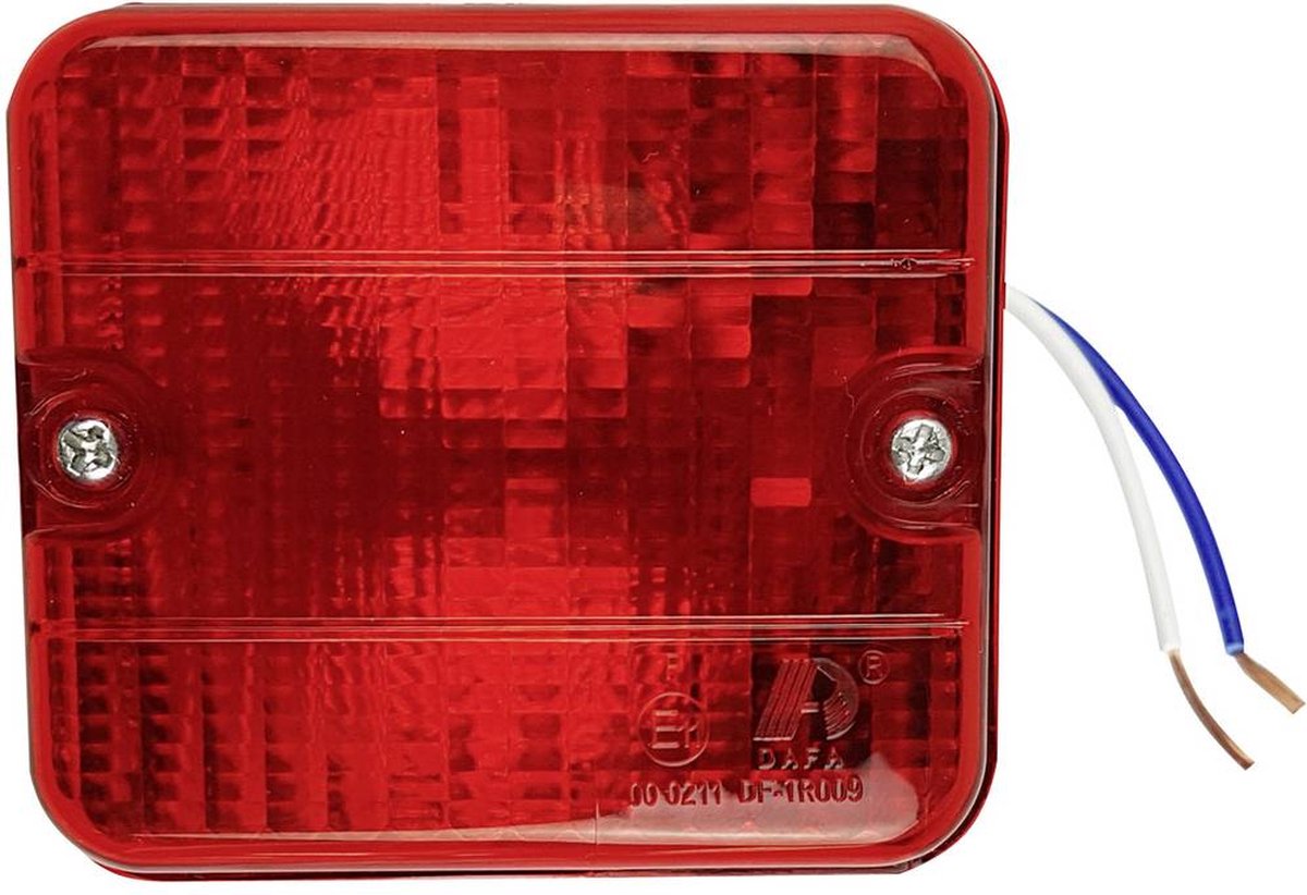 Berger & Schröter Mistlamp Open kabeleinden Mistachterlicht Achter 12 V - Rood