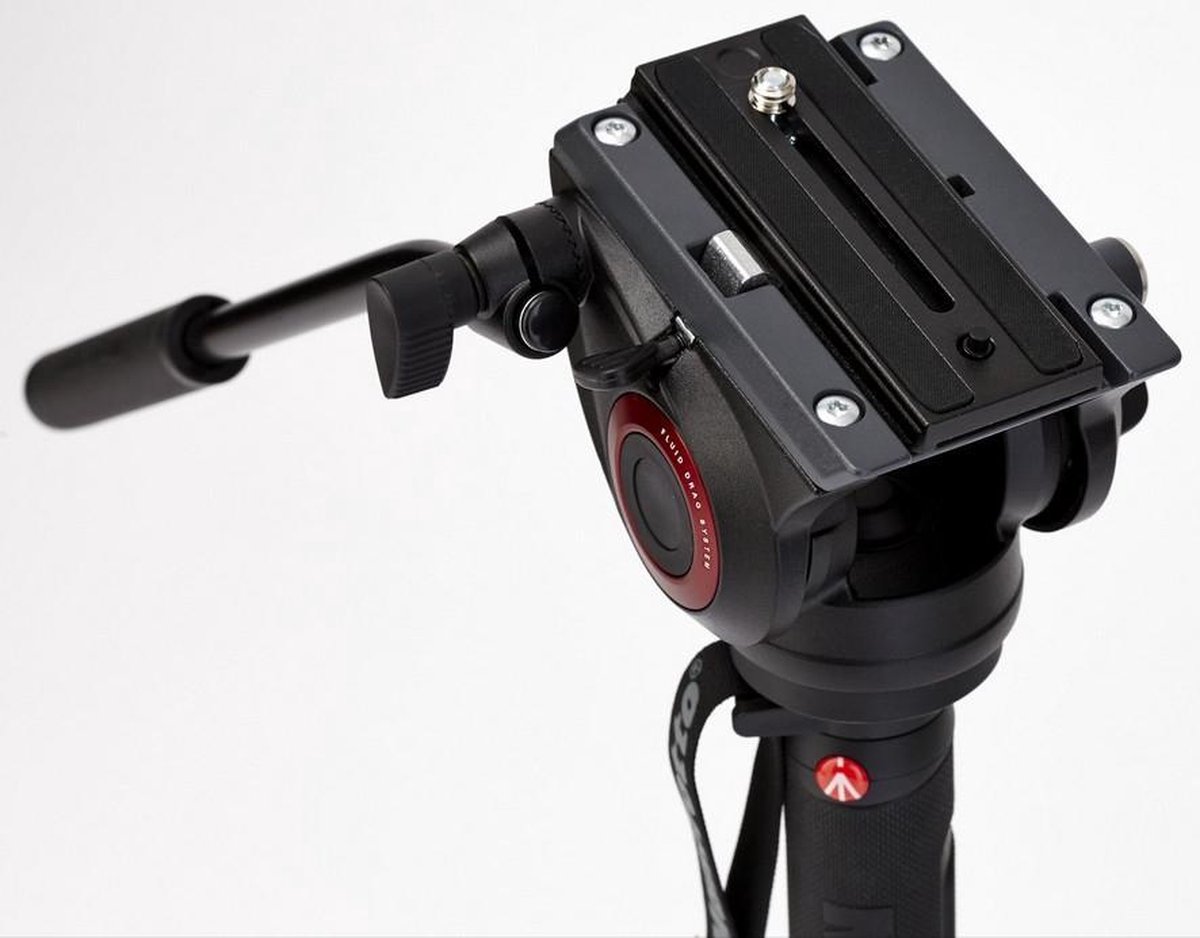 Manfrotto Video Monopod Alu 4 sectie met MVH500 head