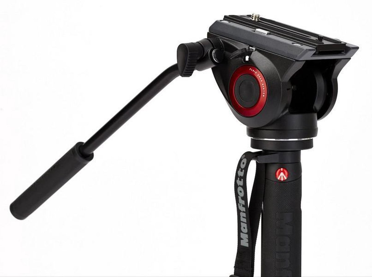 Manfrotto Video Monopod Alu 4 sectie met MVH500 head