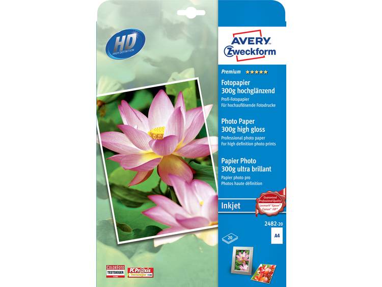 Premium Photo Paper Inkjet 2482-20 Fotopapier DIN A4 300 g/mÂ² 20 vellen Hoogglans