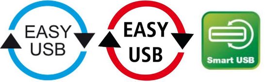 DeLOCK USB 2.0 Aansluitkabel [1x USB-A 2.0 stekker - 1x USB 2.0 bus A] 5.00 m Stekker past op beide manieren, Vergulde steekcontacten, UL gecertificeerd - Zwart