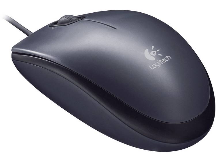 Logitech M90 WiFi-muis USB Optisch - Grijs