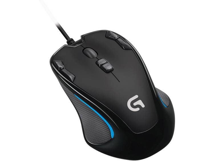 Logitech G300s Gaming-muis USB Optisch GeÃ¯ntegreerd profielgeheugen - Zwart