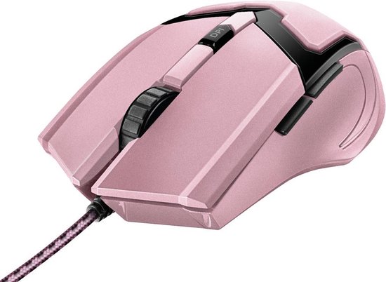 Trust GXT101P Gav Optical Gaming-muis USB Optisch Verlicht - Roze