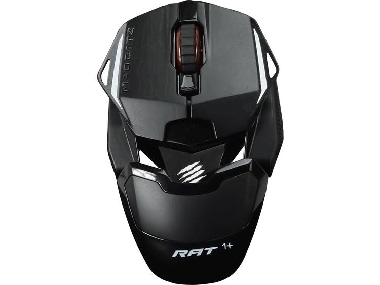 MadCatz R.A.T. 1+ Gaming-muis USB Optisch Verlicht, Ergonomisch - Negro