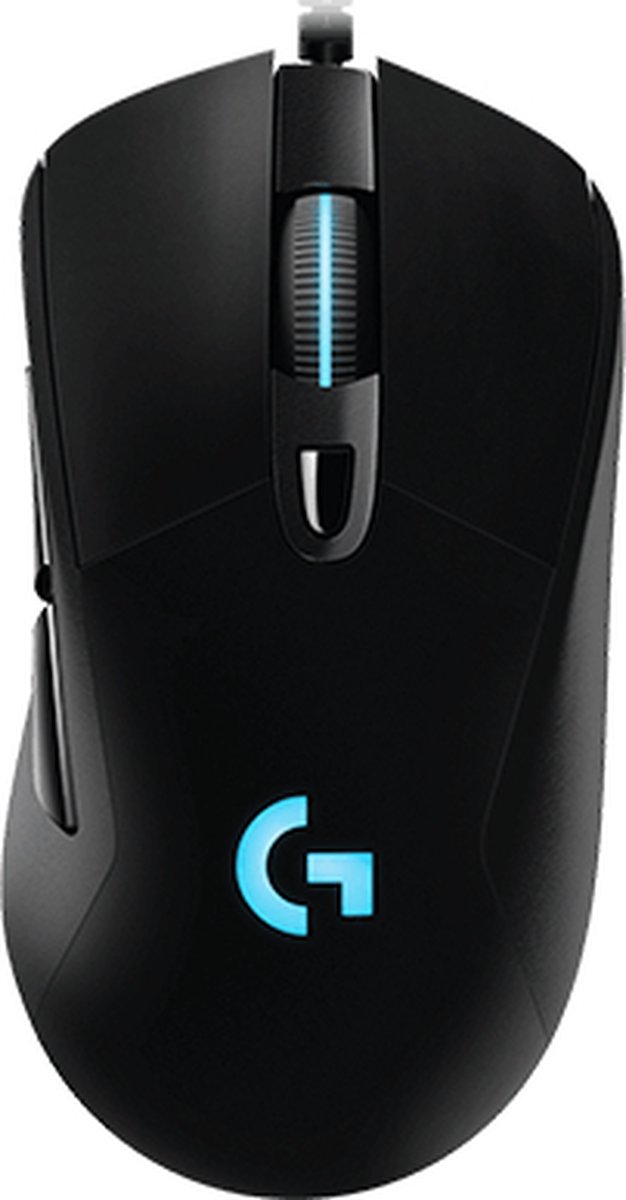 Logitech G403 Hero WiFi-muis USB Optisch Verlicht, Gewichtsreductie - Zwart