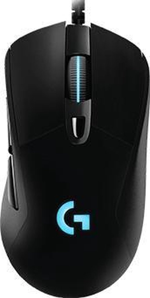 Logitech G403 Hero WiFi-muis USB Optisch Verlicht, Gewichtsreductie - Zwart