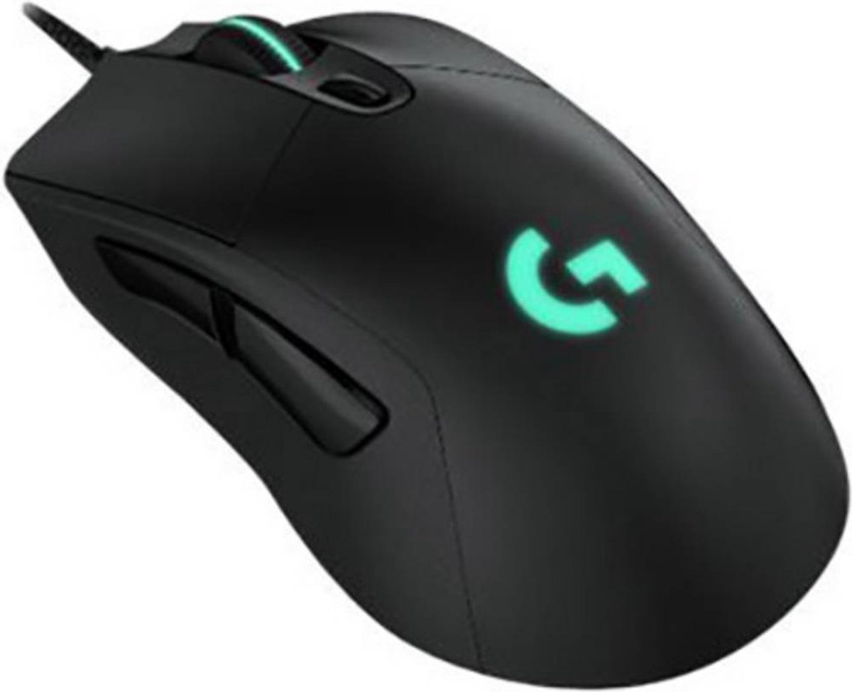 Logitech G403 Hero WiFi-muis USB Optisch Verlicht, Gewichtsreductie - Zwart