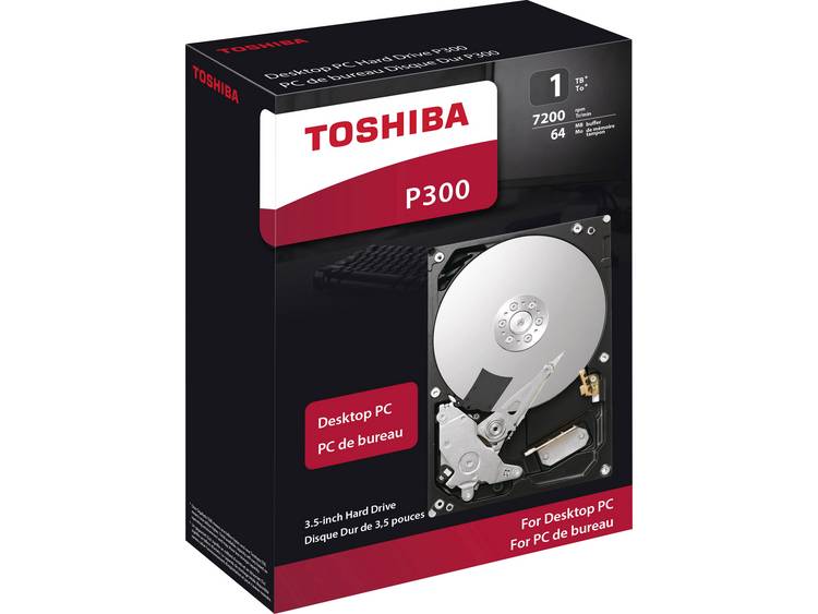 Toshiba P300 Harde schijf (3.5 inch) 1 TB HDWD110EZSTA Retail SATA III