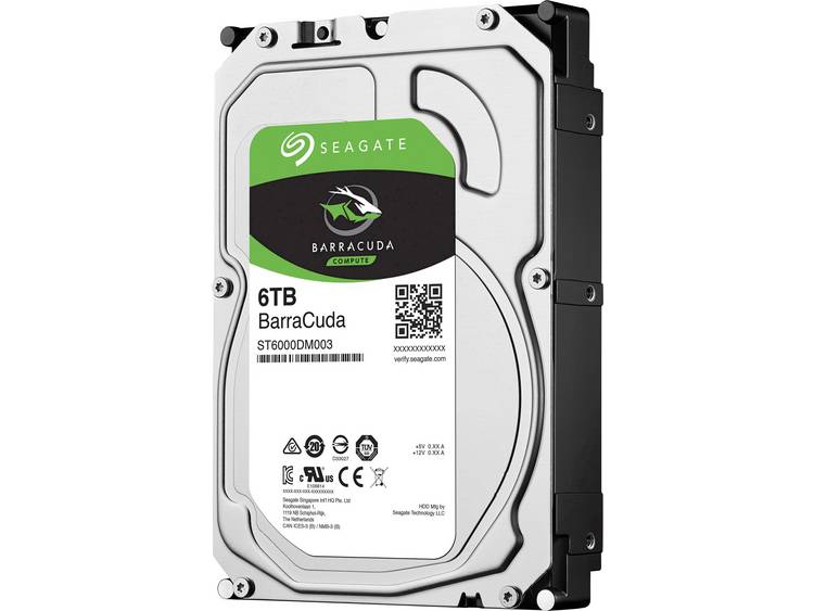 Seagate BarraCudaÂ® Harde schijf (3.5 inch) 6 TB ST6000DM003 Bulk SATA III