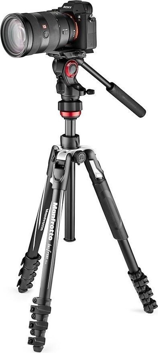 Manfrotto Befree Live Aluminium Lever-Lock Tripod Kit zwart with 2W Head